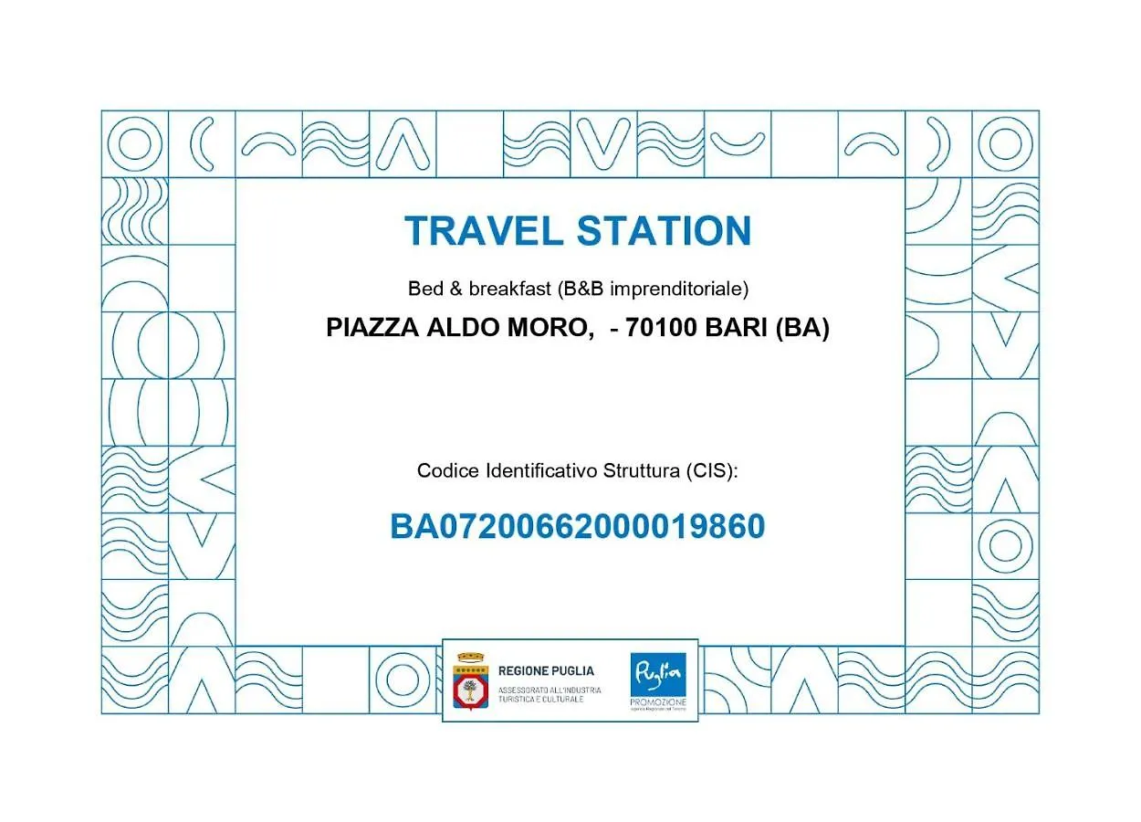 Travel Station Bedandbreakfast Бари